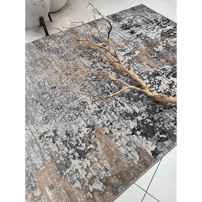 Tapis rectangulaire Donia avec envers antidérapant, Rectangle 8 pi x 11 pi