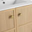 Armoire de meuble-lavabo autoportant à 2 portes et 2 portes
