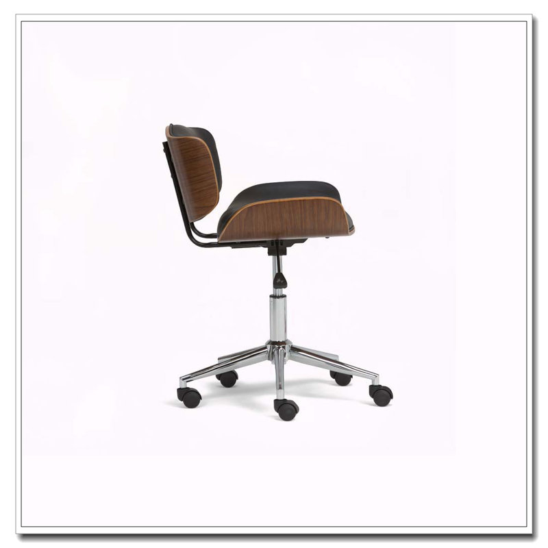 Dax - Bentwood Office Chair - Black / Natural, Black