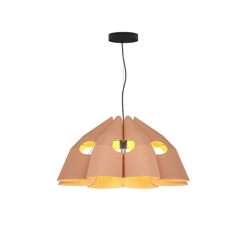  Luminaire suspendu 1 lumière Empire, Rose
