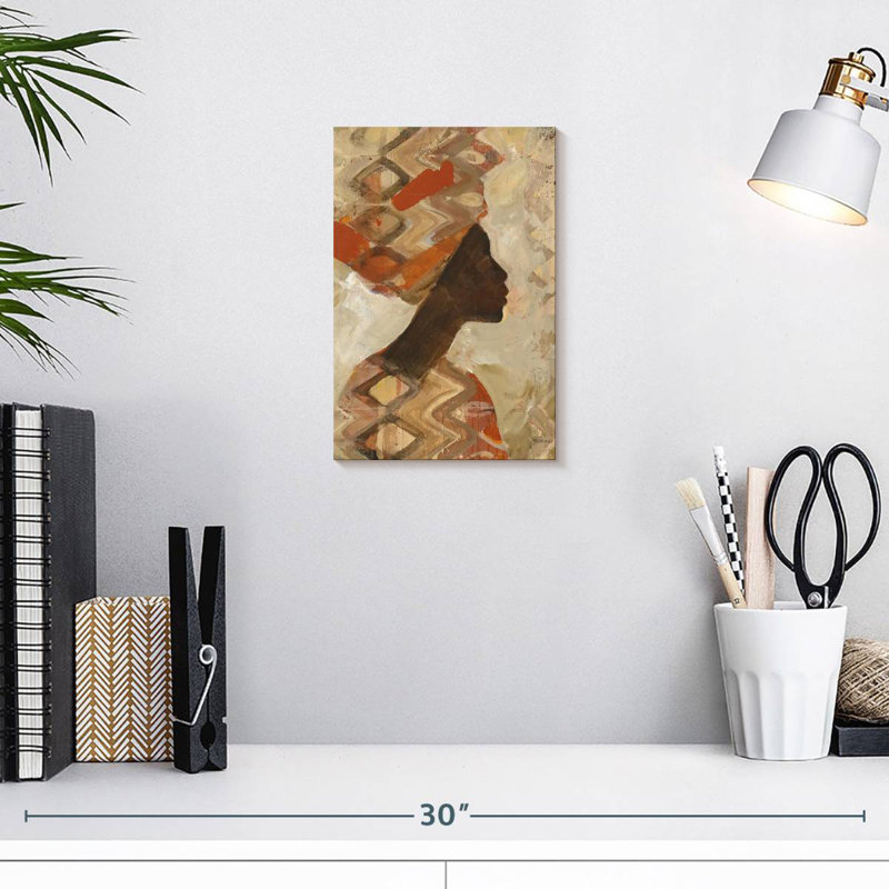 Leisha African Beauty I, 12" H x 8" W