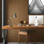Bureau exquis en bois massif rétro-129179396