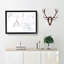 Branches Of A Blossom Tree Painting - Single Picture Frame Print on MDF-56634655-56634656