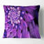 Fleur bleue en forme d'art fractal - coussin imprimé floral-30731312-30731315