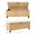 Leimomi 43.3" Flip Top Wicker Upholstered Bench with Storage-1357759272