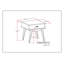 Moderne - Table de bout Mid Century - Brun teck-136850702