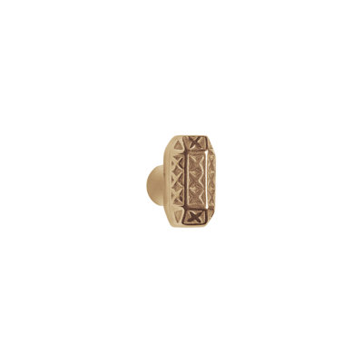 Emerald Bronze Rectangular Knob
