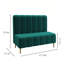 Coussin double en velours doux