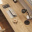 Bureau en bois massif en L Burlywood-1352923562-1352923560