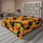 Orange/Laurel Green/Black Floral