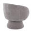 Fauteuil d'appoint pivotant en tissu-834588345-834588343