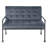 Modern Sofa Sandy Loveseat with Loose Back