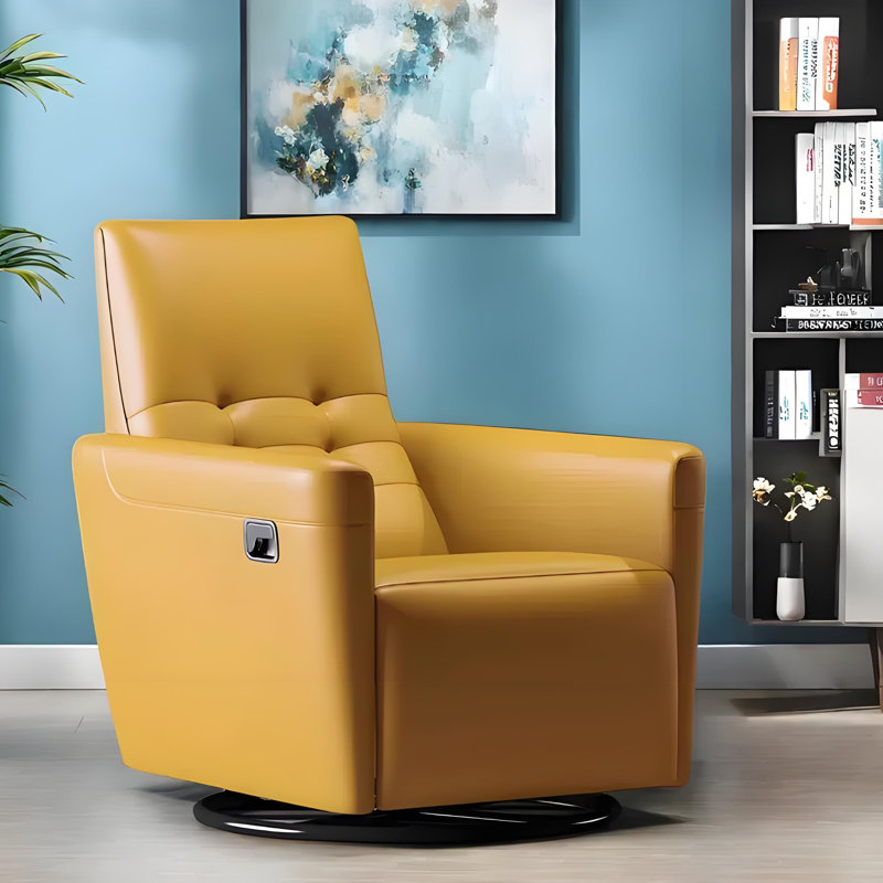 Fauteuil inclinable paresseux de qualité, Jaune