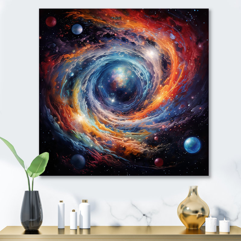 Heavenly Space Astrology - Astrologie murale en métal, H 16 po x l 16 po x P 1 po