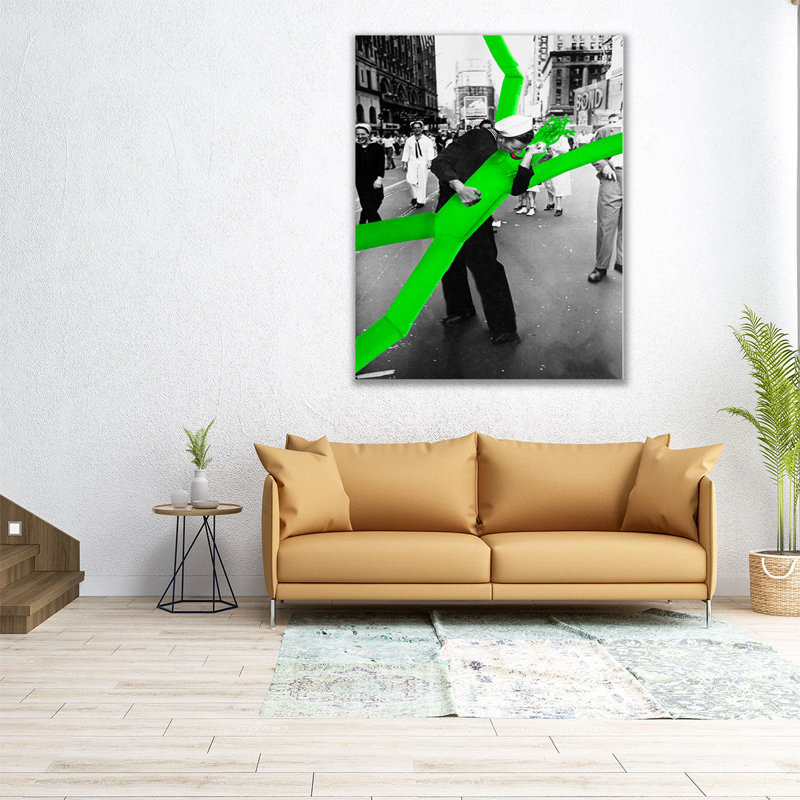 «Gonflable tube man», reproduction d'art sur toile, H 40 po x l 32 po