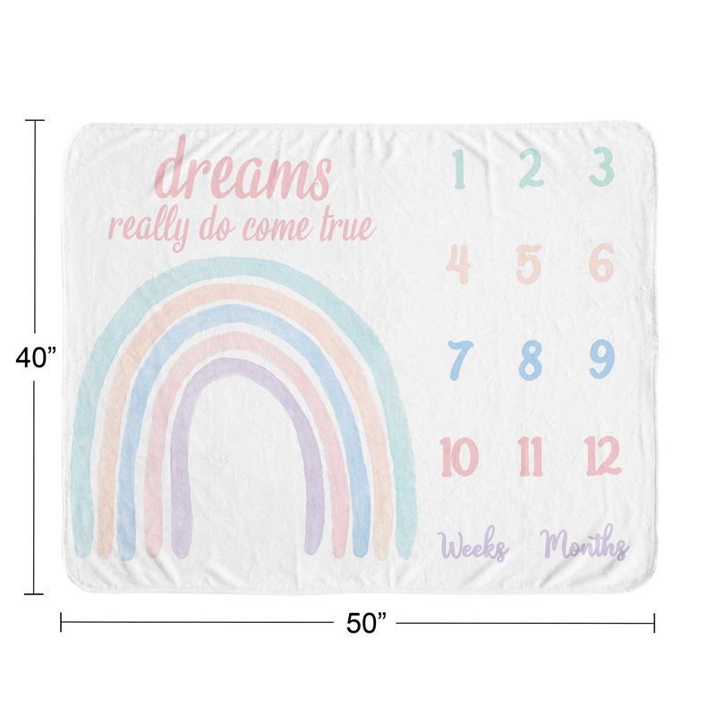 Couverture pour bébé Rainbow Polyester