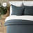 Evergrace 100% Cotton Quilt, Pre-Washed Modern Grid Stitch Lightweight Bedspread Coverlet For All Season, Oversized 3-Piece Quilt Set With 2 Pillow Shams-124563545-124563542