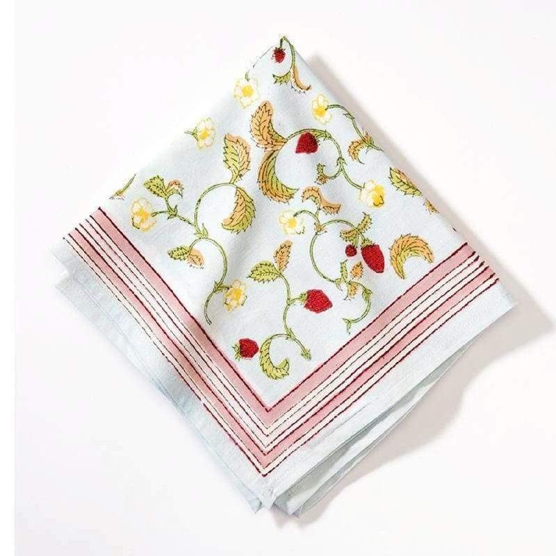 100% Cotton Floral Square Napkin