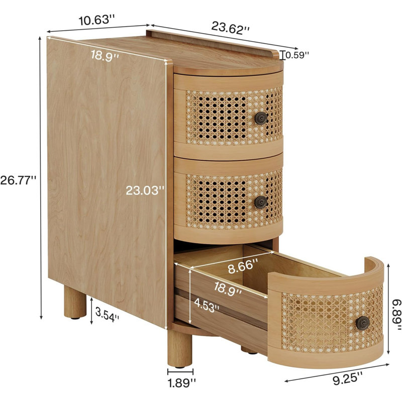 NightStand, table de bout, table d'appoint