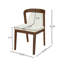 Chaises de salle à manger rembourrées scandinaves Modern-119918206