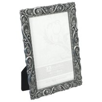 Spepla 4x6 Picture Frame Set of 2, Black Metal Frames Fits 4 by 6 Inch Photo