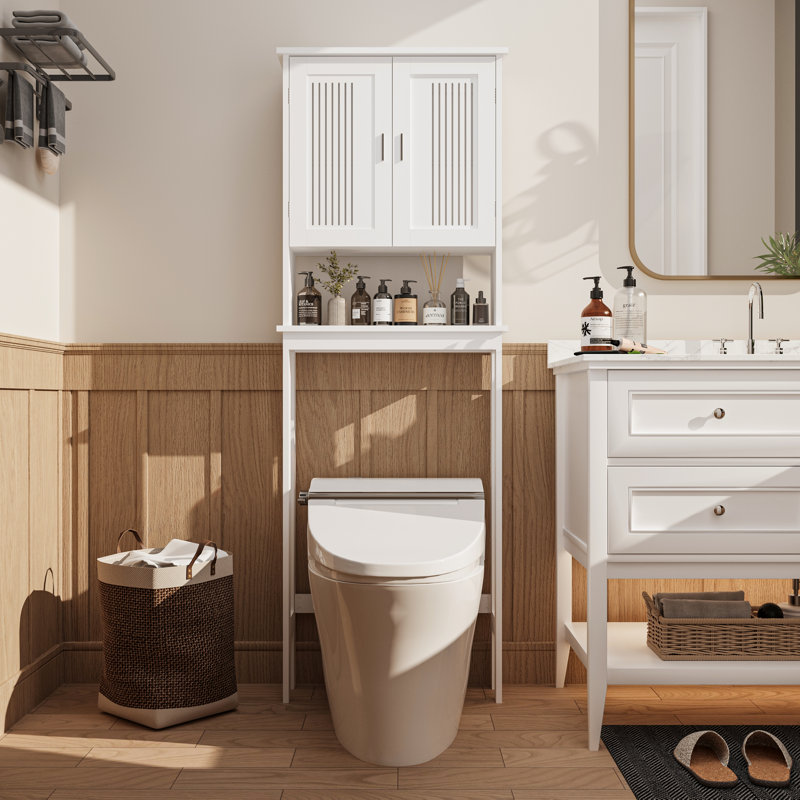 Manimegla Bathroom Freestanding over-the-Toilet Storage Cabinet