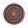 Michaell Braided Bohemian Coastal Round Jute Red/Multi Rug