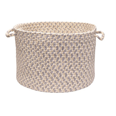 Elmwood Wool Blend Storage Basket