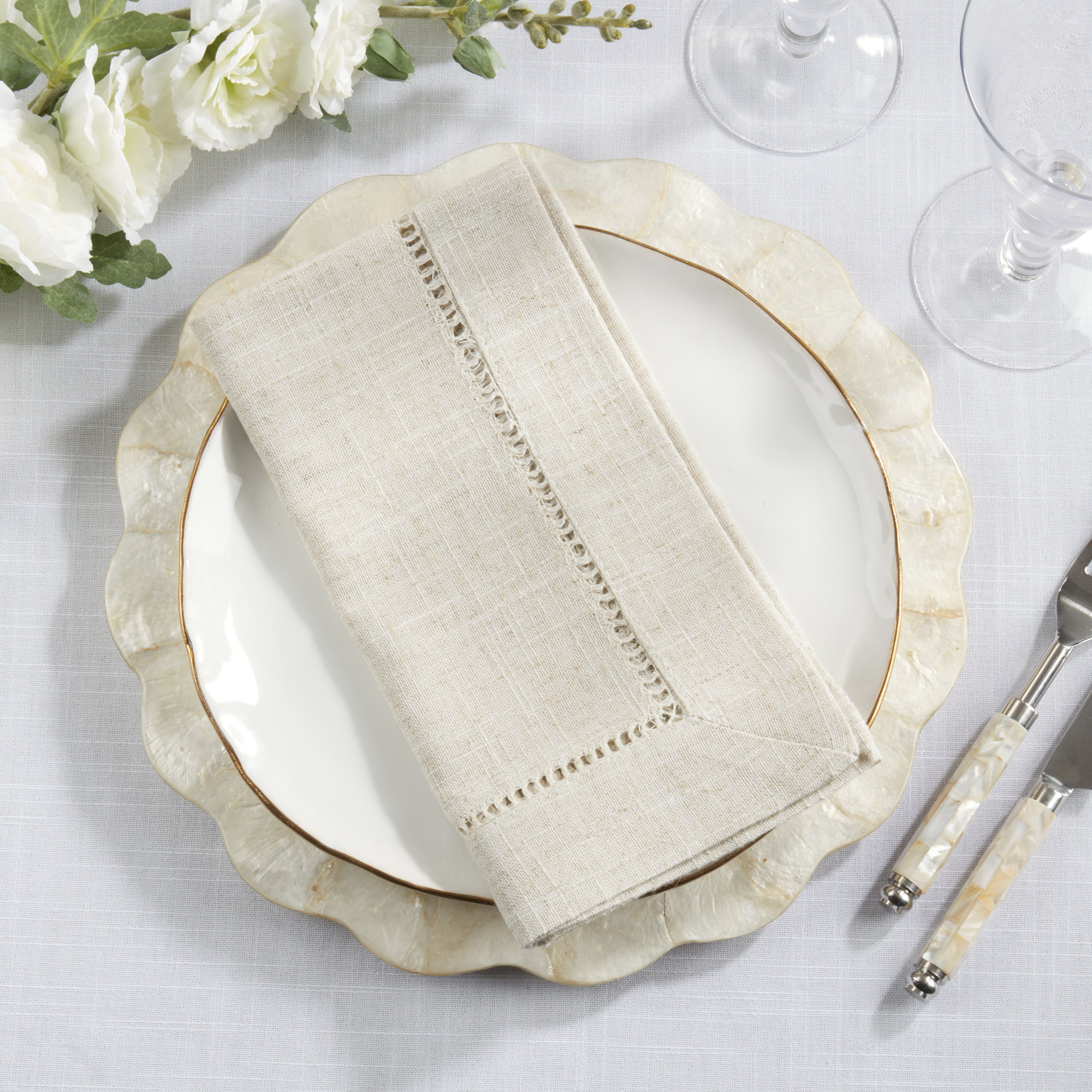 Cowen 20" Napkin, Natural, 22" Square