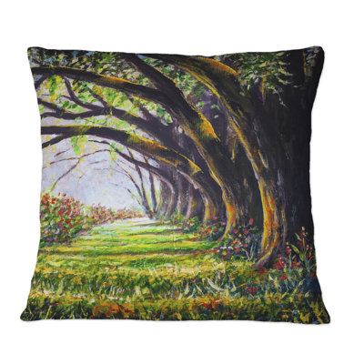 Floral Throw Pillow