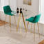 Ensemble de salle à manger 3 pièces avec tabouret de bar et tabouret de bar en velours (ensemble de 3)-270729097-299652497