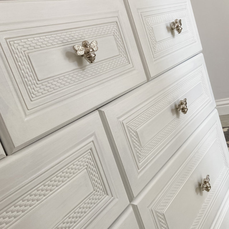 Sagers 6 X Nickel Bee Knobs, Nickel