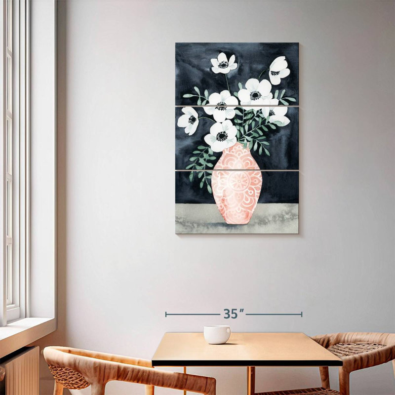 Harnek Nighttime Anemones I, H 57 po x l 36 po