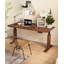 Solid Wood Electric Height Adjustable Standing Desk-231171553