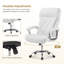 Chaise de bureau réglable en cuir synthétique Latitude Run