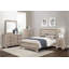 Ensemble de chambre à coucher en panneau de faux placage d'orme clair Evynn Ange 5 et 2-131046336-131046342