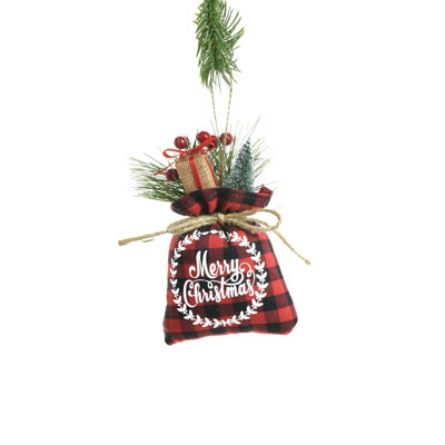 6'' Handmade Fabric Shatterproof Holiday Shaped Ornament
