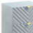 Gaines Gray High Gloss Finish Nightstand