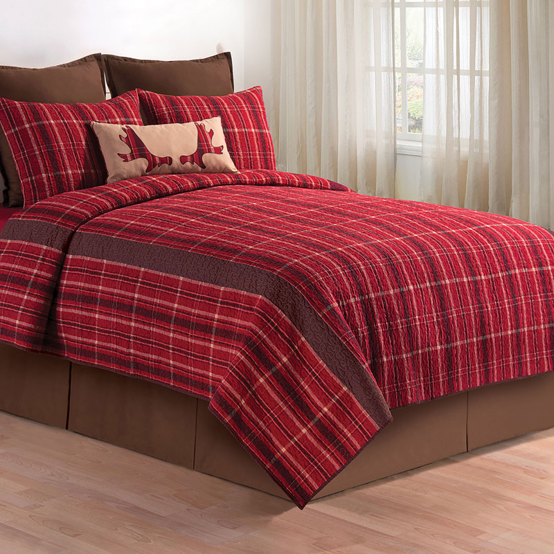 Collin Cotton Reversible Quilt, Queen Quilt
