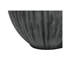 Lampe de table contemporaine en céramique noire de 23 pouces avec abat-jour en tissu noir - Éclairage décoratif moderne pour le salon et la chambre à coucher