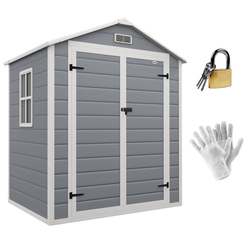 Aluminium Alloy Saltbox Storage Shed