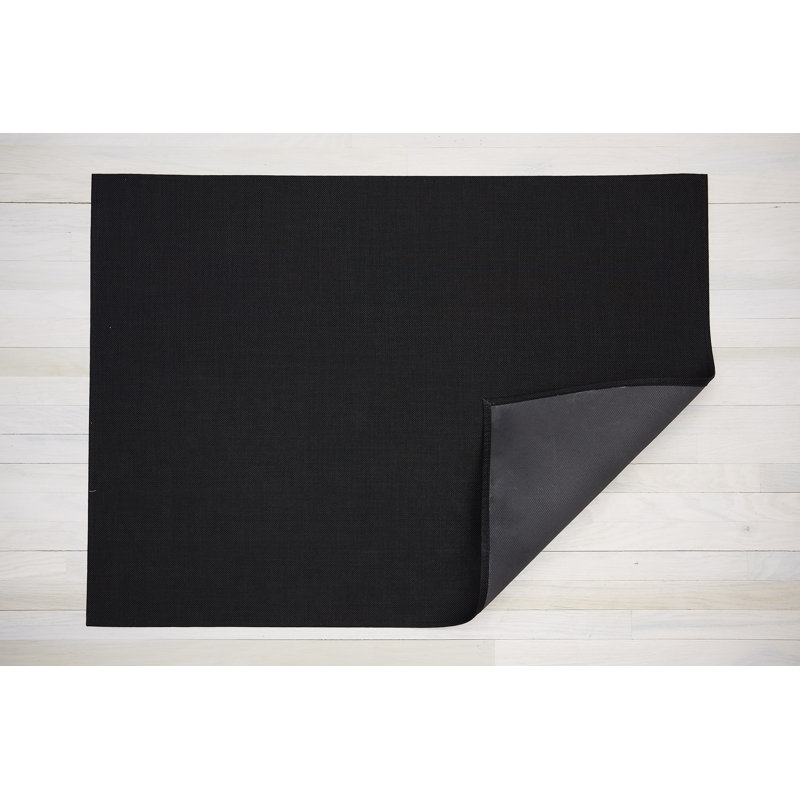 Mini Basketweave Vinyl Indoor / Outdoor Area Rug, Rectangle 118 x 183cm