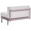 Garden Sofa Extension Module FERRETTI Taupe
