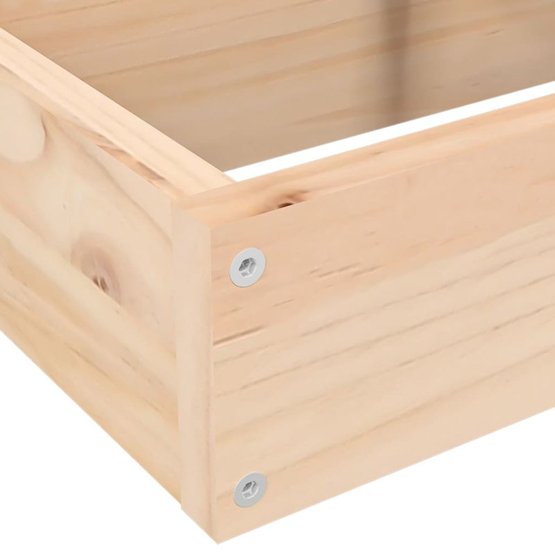 Aishe Planter Box, Brown, 36cm H x 80.5cm W x 79cm D