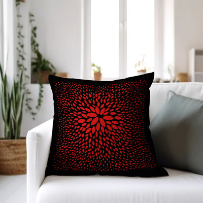 Coussin décoratif réversible en polyester filé Bavière