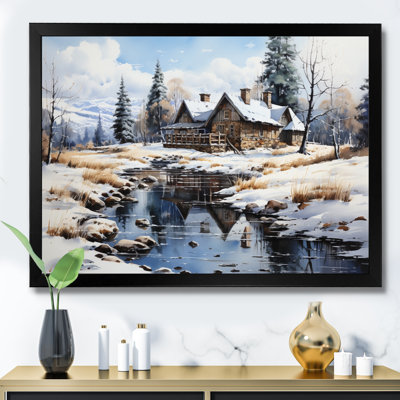 Canada Lakehouse Winter Retreat - Imprimé