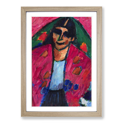 Portrait of a Woman Vol.4 by Alexej Von Jawlensky - Framed Print