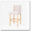 Tabouret de bar touffeté à oreilles-763535421