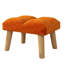 40cm Wide Solid Colour Footstool Ottoman-794119413