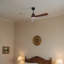 Hot sales Ventilateur de plafond moderne de 52 pouces avec moteur à courant continu réversible à télécommande 3 pales à intensité variable 3 couleurs